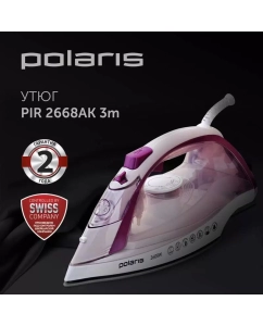 Купить Утюг Polaris PIR 2668AK 3m розовый  в E-mobi
