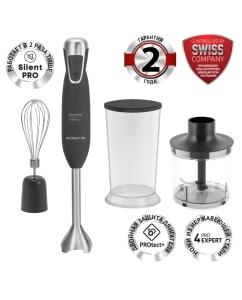 Купить Погружной блендер Polaris PHB 1384 Silent Black в E-mobi