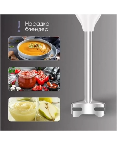 Купить Погружной блендер Zigmund & Shtain BH-244 M белый  в E-mobi