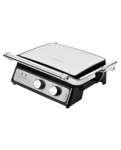 Купить Гриль HYUNDAI HYG-5047 черный, серебристый  в E-mobi