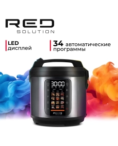 Купить Мультиварка RED SOLUTION M4100 серебристый, черный в E-mobi