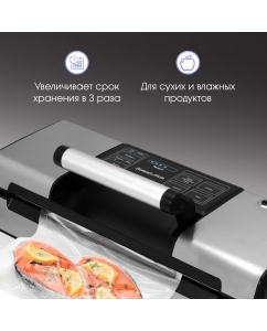 Купить Вакуумный упаковщик Zigmund & Shtain VS-509 серебристый; серый; черный  в E-mobi