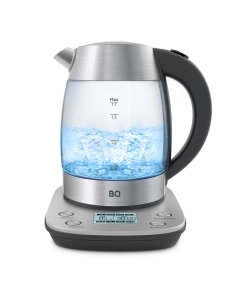 Купить Чайник электрический BQ KT1703G 1.7 л серебристый, черный  в E-mobi