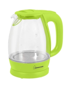 Купить Чайник электрический HomeStar HS-1012 1.7 л зеленый, прозрачный в E-mobi