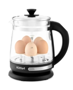 Купить Чайник электрический Kitfort КТ-656 черный  в E-mobi