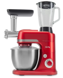 Купить Кухонная машина DOMFY DSС-KM502 красная в E-mobi