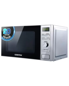 Купить Микроволновая печь соло Centek CT-1586 серебристый/черный в E-mobi