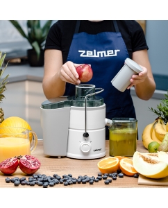 Купить Соковыжималка центробежная Zelmer ZJE3800 600 Вт белый  в E-mobi