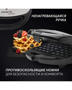 Купить Электровафельница Polaris PST 0203 Profi Baker  в E-mobi