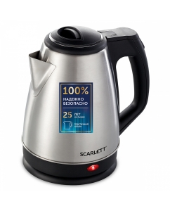Купить Чайник электрический SCARLETT SC-EK21S25 1.5 л серебристый  в E-mobi