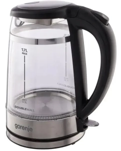 Купить Чайник электрический Gorenje K17GDW 1.7 л черный в E-mobi