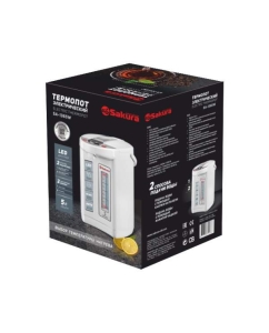 Купить Термопот SAKURA SA-1365W 5 л белый  в E-mobi