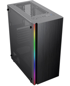 Купить Корпус компьютерный Formula CL-3302B RGB черный в E-mobi
