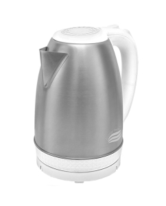 Купить Чайник электрический Великие Реки Амур-1 1.8 л серебристый, белый в E-mobi
