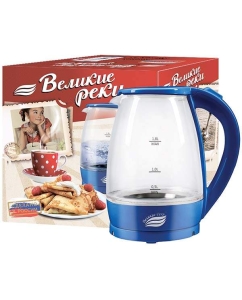 Купить Чайник электрический Великие Реки Дон-1 1.8 л синий  в E-mobi