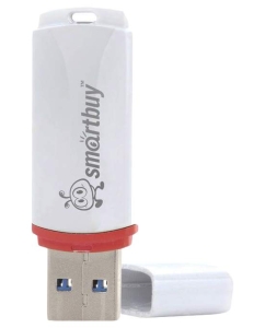 Купить Флешка SmartBuy Crown 8ГБ White (SB8GBCRW-W)  в E-mobi