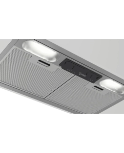 Купить Вытяжка встраиваемая Indesit INAE52FLSX серебристый  в E-mobi