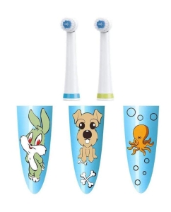 Купить Электрическая зубная щетка Geozon KIDS AIR белая, голубая  в E-mobi