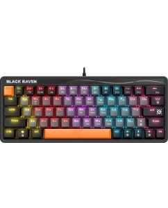 Купить Проводная игровая клавиатура Defender Raven Black GK-417 Black в E-mobi