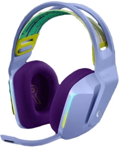 Купить Беспроводные наушники Logitech G733 Lightspeed Lilac Black (981-000864) в E-mobi