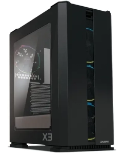 Купить Корпус компьютерный Zalman X3 (X3-spc-BLACK) Black в E-mobi