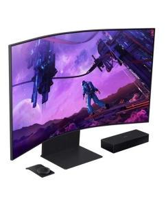 Купить 55" Монитор Samsung Odyssey Ark S55CG97WNI чёрный 165Hz UHD 4K VA Mini LED HDMI Has Pivot  в E-mobi