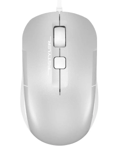 Купить Проводная мышь A4Tech FM26 серебристый, белый в E-mobi