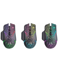 Купить Беспроводная игровая мышь Defender Oneshot GM-067 Black  в E-mobi