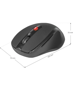 Купить Беспроводная мышь Defender Ultra MM-315 Black  в E-mobi