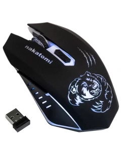 Купить Беспроводная игровая мышь Nakatomi MROG-15UR Black в E-mobi