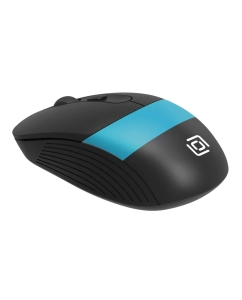 Купить Мышь Oklick 310MW оптическая, 3200dpi, беспроводная, USB, чёрный, синий  в E-mobi