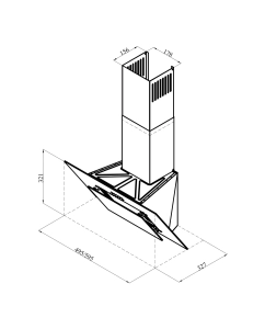 Купить Вытяжка настенная LEX Mira GS 600 белый  в E-mobi