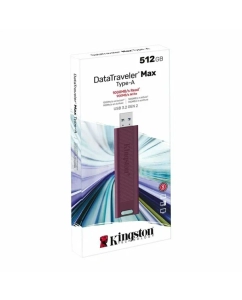 Купить Флешка Kingston DataTraveler Max 512 ГБ черный (dtmaxa/512gb)  в E-mobi