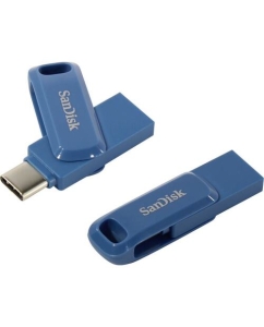Купить Флешка SanDisk Ultra Dual Drive Go 64 ГБ Navy Blue SDDDC3-064G-G46NB  в E-mobi