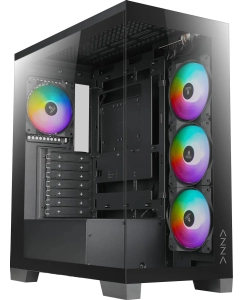 Купить Корпус компьютерный AZZA Cove (CSAZ-570B COVE) черный в E-mobi