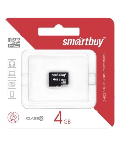 Купить Карта памяти SmartBuy Micro SDHC SB4GBSDCL10-00 4GB  в E-mobi