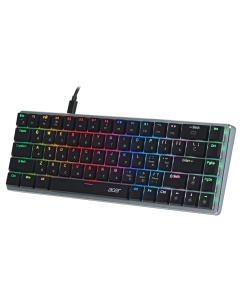 Купить Клавиатура Acer OKW302 механическая, USB, for gamer, LED, серебристая, ZL.KBDCC.01C  в E-mobi