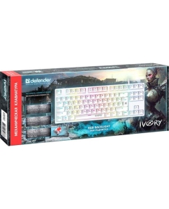 Купить Проводная игровая клавиатура Defender Ivory GK-579 White  в E-mobi
