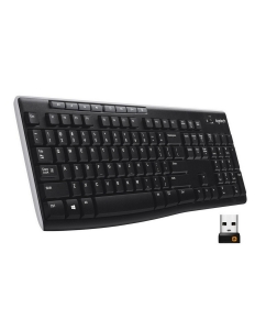 Купить Беспроводная клавиатура Logitech K270 Black (920-003757) в E-mobi
