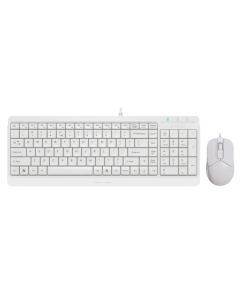 Купить Комплект клавиатура и мышь A4tech Fstyler F1512 White в E-mobi