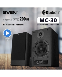 Купить Колонки компьютерные Sven MC-30 Black в E-mobi