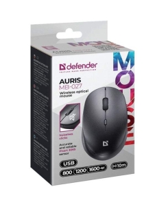 Купить Беспроводная мышь Defender MB027 черный  в E-mobi
