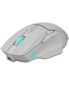 Купить Мышь Defender Stix GM-009 игровая, беспроводная,7 кнопок, 3200 dpi, 500 мАч, белая  в E-mobi