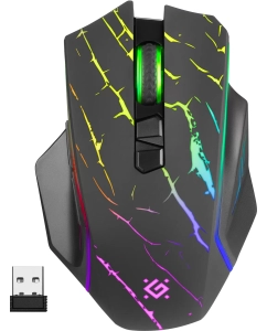 Купить Беспроводная игровая мышь Defender URAN GM-503 черный (52503) в E-mobi