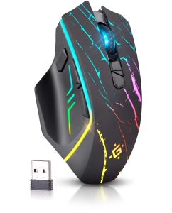 Купить Беспроводная игровая мышь Defender URAN GM-503 черный (52503)  в E-mobi