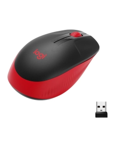 Купить Беспроводная мышь Logitech M190 Black/Red (910-005908) в E-mobi