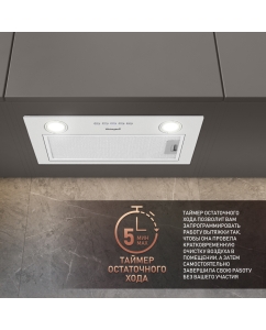 Купить Вытяжка встраиваемая Weissgauff FIONA 60 X серебристый  в E-mobi