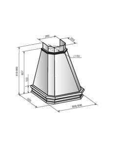 Купить Вытяжка настенная ELIKOR Пергола 60П-650-П3Л бежевый/дуб неокр  в E-mobi