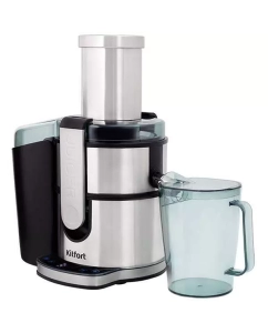 Купить Соковыжималка центробежная Kitfort КТ-1120 Black/Silver в E-mobi
