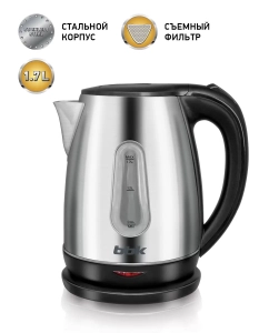 Купить Чайник электрический BBK EK1761S 1.7 л серебристый  в E-mobi